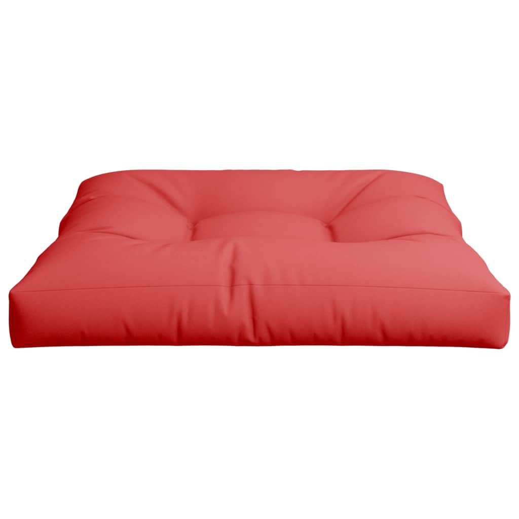 vidaXL Palletkussen 80x80x12 cm stof rood, foto 4