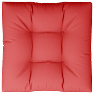 Poduška na palety červená 80 x 80 x 12 cm textil - obrázek 6