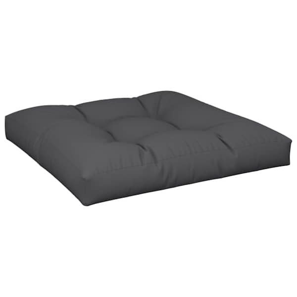 vidaXL euroaluse istmepadi, must, 80 x 80 x 12 cm, kangas