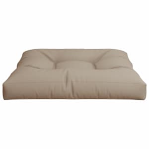 Poduška na palety taupe 80 x 80 x 12 cm textil - obrázek 5