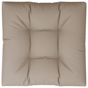 Poduška na palety taupe 80 x 80 x 12 cm textil - obrázek 6