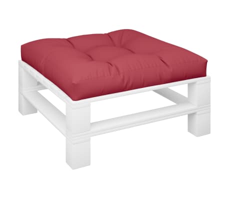 vidaXL Podložka na paletov&yacute; n&aacute;bytok červen&aacute; 80x80x12 cm l&aacute;tka