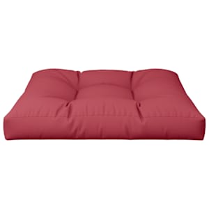 Poduška na palety vínová 80 x 80 x 12 cm textil - obrázek 4