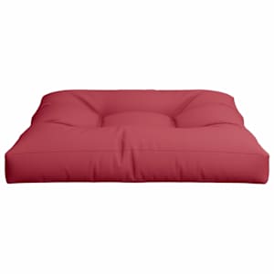 Poduška na palety vínová 80 x 80 x 12 cm textil - obrázek 5