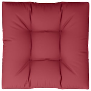 Poduška na palety vínová 80 x 80 x 12 cm textil - obrázek 6