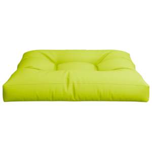 Poduška na palety jasně zelená 80 x 80 x 12 cm textil - obrázek 5