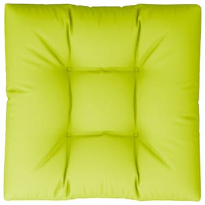 Poduška na palety jasně zelená 80 x 80 x 12 cm textil - obrázek 6