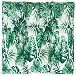 Poduška na palety vzor listů 80 x 80 x 12 cm textil - obrázek 6