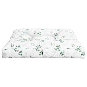 Poduška na palety vzor listů 80 x 80 x 12 cm textil - obrázek 6