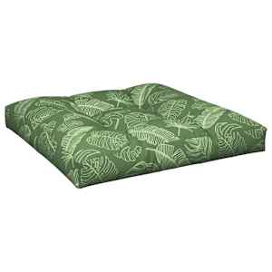 Poduška na palety vzor listů 80 x 80 x 12 cm textil - obrázek 4
