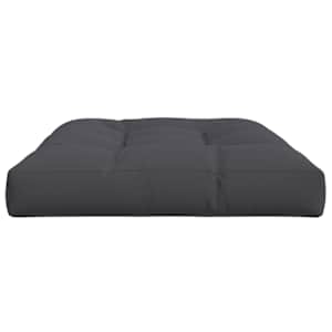 Poduška na palety antracitová 120 x 80 x 12 cm textil - obrázek 5