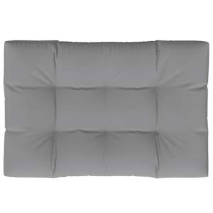 Poduška na palety šedá 120 x 80 x 12 cm textil - obrázek 6