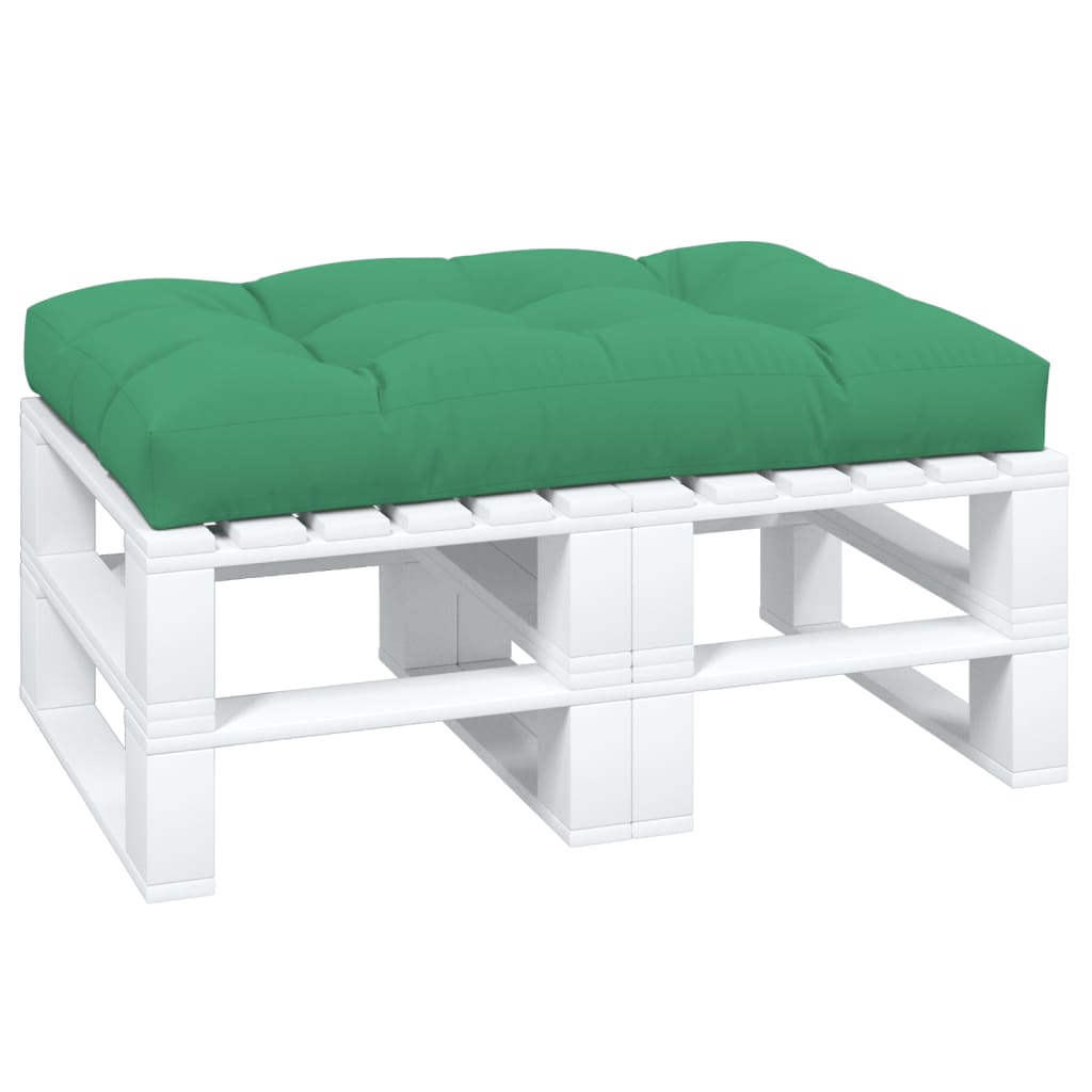 vidaXL Palletkussen 120x80x12 cm stof groen afbeelding