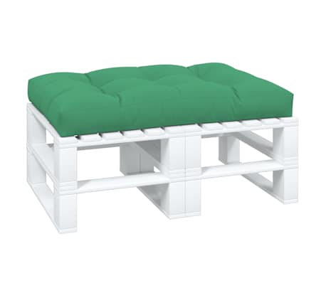 vidaXL Palletkussen 120x80x12 cm stof groen