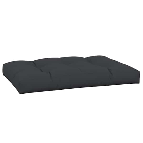vidaXL euroaluse istmepadi, must, 120x80x12 cm, kangas