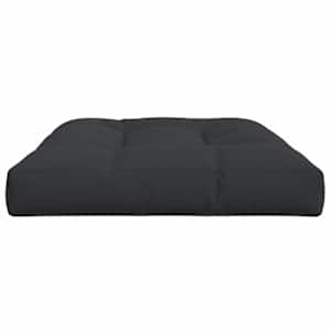 Poduška na palety černá 120 x 80 x 12 cm textil - obrázek 5