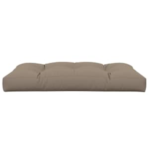 Poduška na palety taupe 120 x 80 x 12 cm textil - obrázek 4