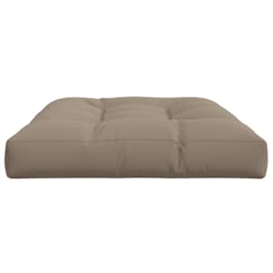 Poduška na palety taupe 120 x 80 x 12 cm textil - obrázek 5
