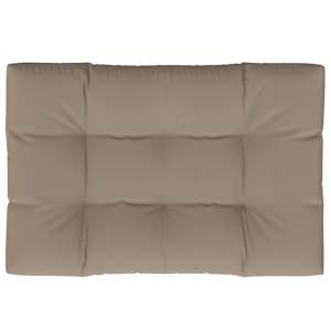 Poduška na palety taupe 120 x 80 x 12 cm textil - obrázek 6