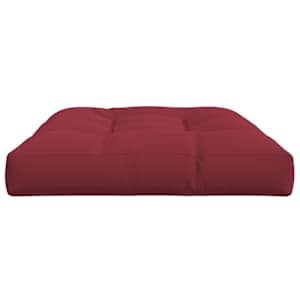 Poduška na palety vínová 120 x 80 x 12 cm textil - obrázek 5
