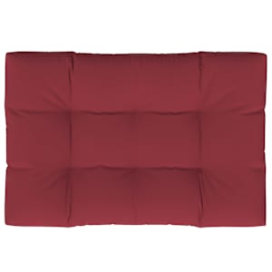 Poduška na palety vínová 120 x 80 x 12 cm textil - obrázek 6