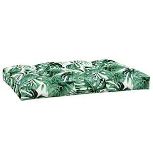 Poduška na palety zelená 120 x 80 x 12 cm textil - obrázek 2