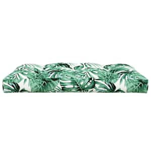 Poduška na palety zelená 120 x 80 x 12 cm textil - obrázek 4