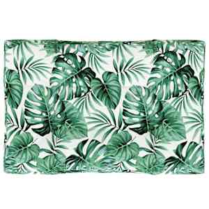 Poduška na palety zelená 120 x 80 x 12 cm textil - obrázek 6