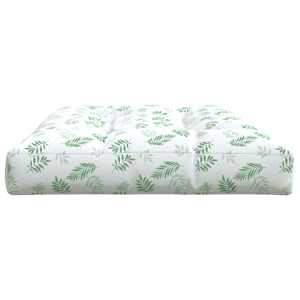 Poduška na palety vzor listů 120 x 80 x 12 cm textil - obrázek 6