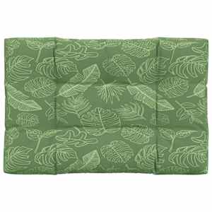 Poduška na palety vzor listů 120 x 80 x 12 cm textil - obrázek 2