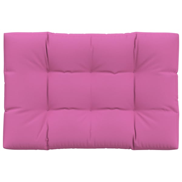 vidaXL euroaluse istmepadi, roosa, 120 x 80 x 12 cm, kangas