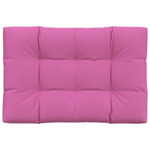 Poduška na palety růžová 120 x 80 x 12 cm textil - obrázek 2