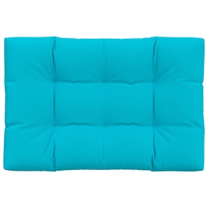 Poduška na palety tyrkysová 120 x 80 x 12 cm textil - obrázek 2