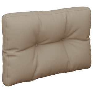 Poduška na palety taupe 50 x 40 x 12 cm textil - obrázek 4