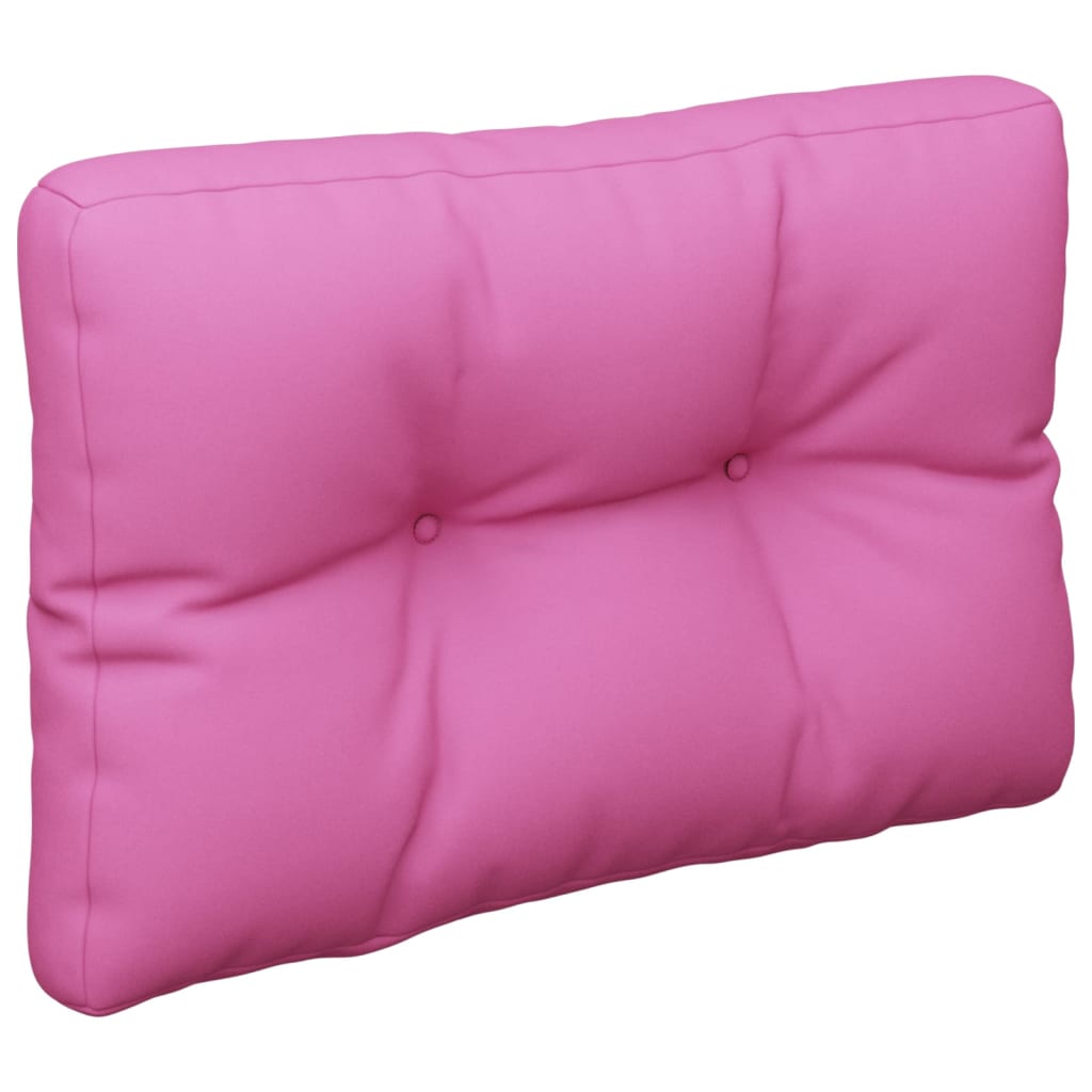 Pernă de paleți, roz, 50x40x12 cm, textil