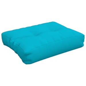 Poduška na palety tyrkysová 50 x 40 x 12 cm textil - obrázek 4