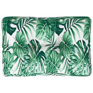 Poduška na palety vzor listů 60 x 40 x 12 cm textil - obrázek 2