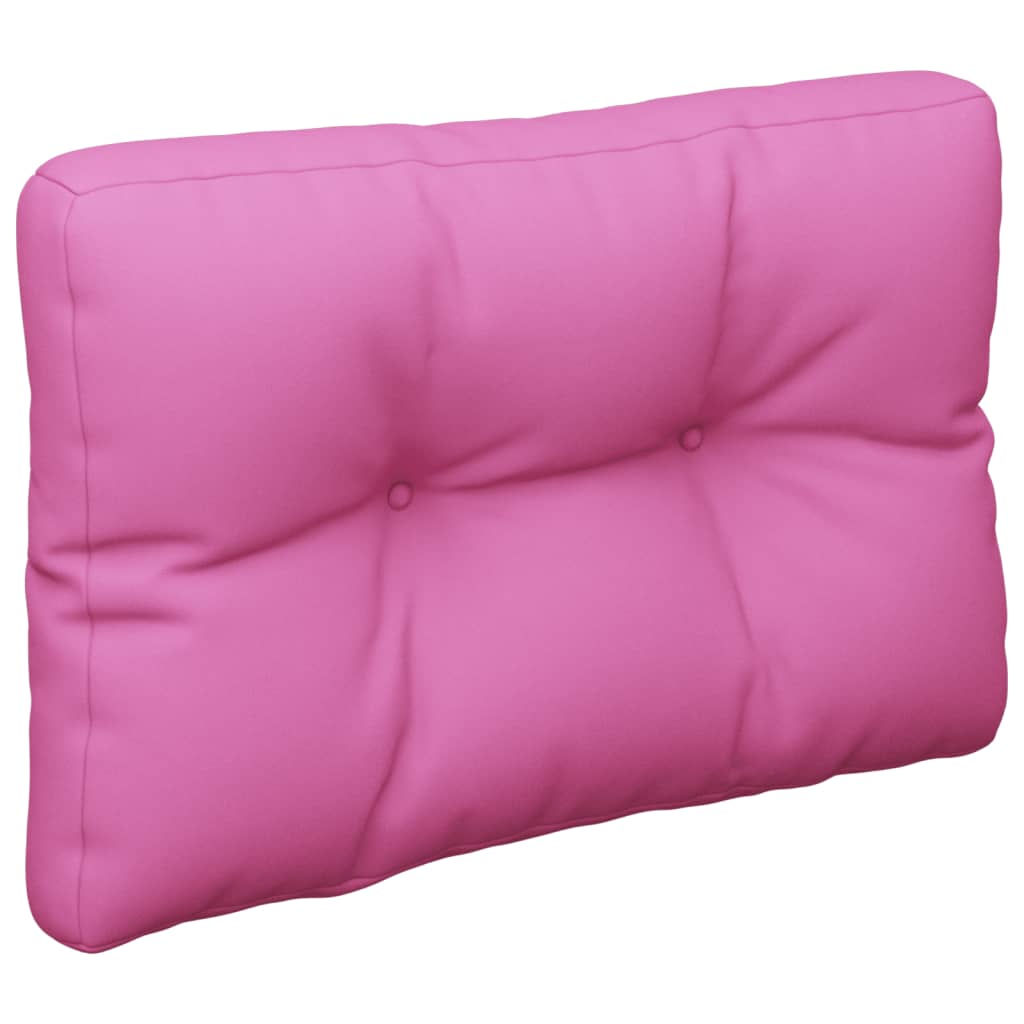 vidaXL Poduška na palety růžová 60 x 40 x 12 cm textil