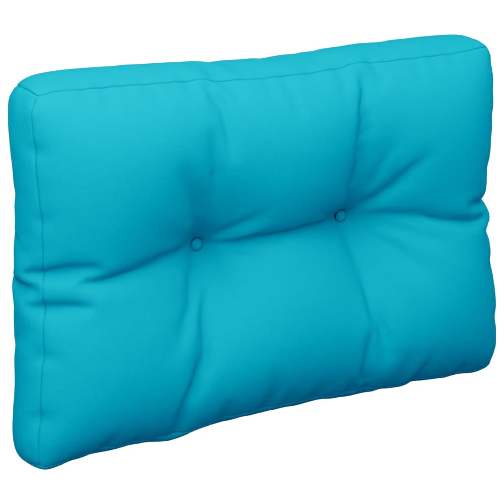 vidaXL Poduška na palety tyrkysová 60 x 40 x 12 cm textil