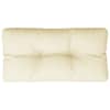 vidaXL euroaluse istmepadi, kreemjas, 70 x 40 x 12 cm, kangas