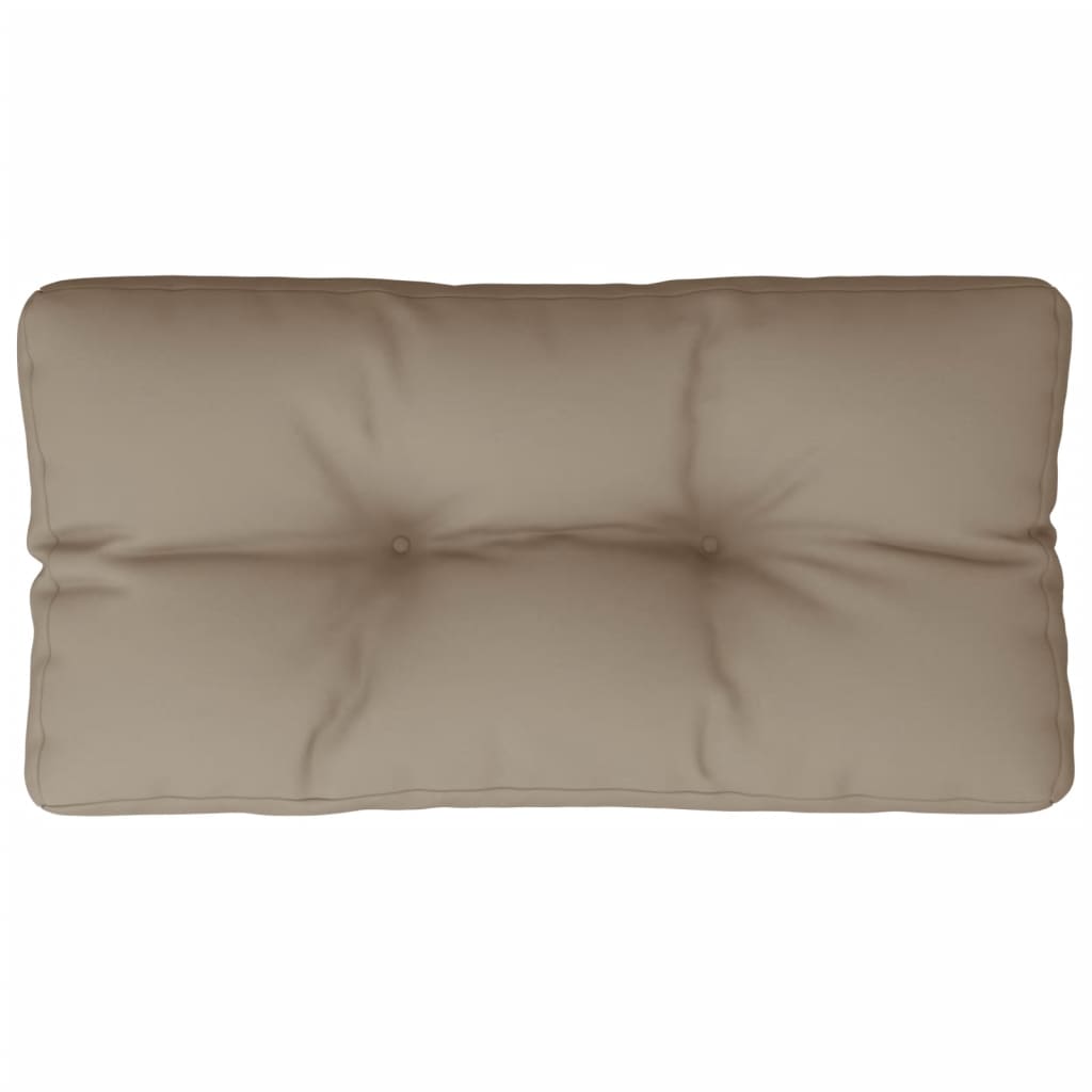 Thumbnail - vidaXL Palettenkissen Taupe 70x40x12 cm Stoff