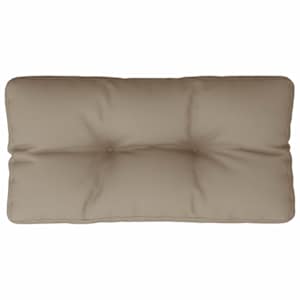 Poduška na palety taupe 70 x 40 x 12 cm textil - obrázek 2