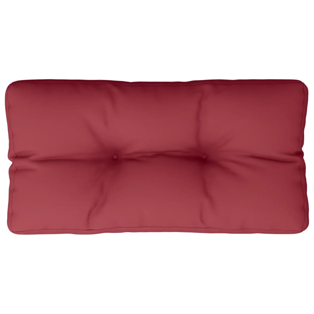 vidaXL Podložka na paletový nábytok, vínovo červená 70x40x12 cm látka