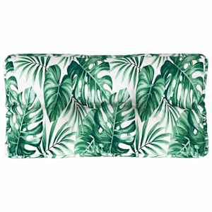 Poduška na palety vzor listů 70 x 40 x 12 cm textil - obrázek 2