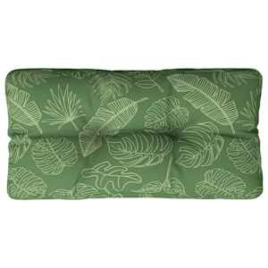 Poduška na palety vzor listů 70 x 40 x 12 cm textil - obrázek 2