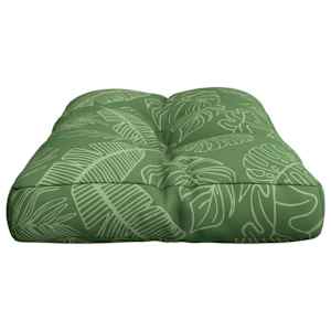 Poduška na palety vzor listů 70 x 40 x 12 cm textil - obrázek 6
