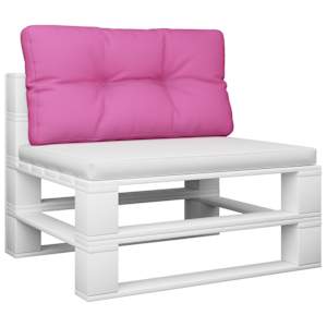 Poduška na palety růžová 70 x 40 x 12 cm textil - obrázek 3