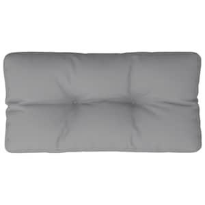 Poduška na palety šedá 80 x 40 x 12 cm textil - obrázek 2