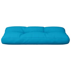 Poduška na palety světle modrá 80 x 40 x 12 cm textil - obrázek 5