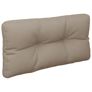 Poduška na palety taupe 80 x 40 x 12 cm textil - obrázek 4